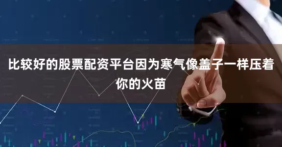 比较好的股票配资平台因为寒气像盖子一样压着你的火苗